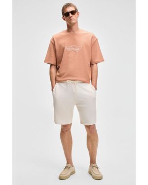 Grimelange Relaxed Straight-Leg Drawstring Shorts - White