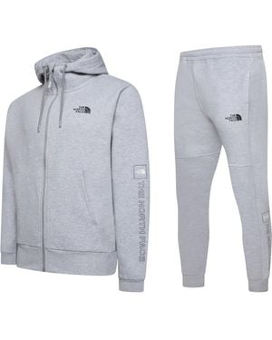 The North Face M Outline Logo Box Tracksuit Set Cotton - White