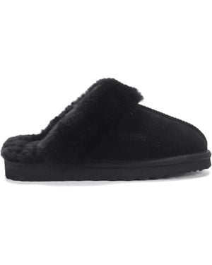 Aus Wooli Australië Sydney Slippers - Zwart