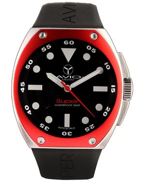 Avio Milano Super Watch Rubber - Red