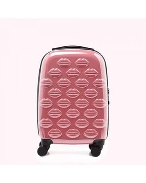 Lulu Guinness Antique Small Lips Spinner Case - Pink
