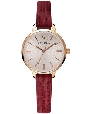 Orphelia Pixi Watch Or11901 Leather - Red