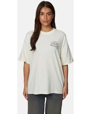 Good For Nothing Oversized Graphic Tee - White