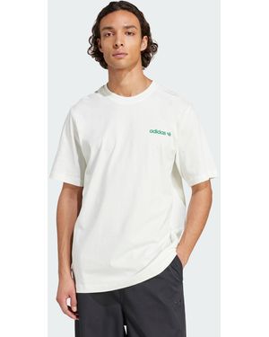 adidas Originals Calm Coffee Bear Graphic Tee - White