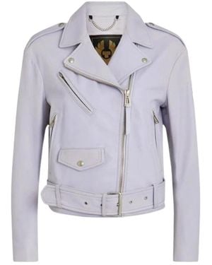 Belstaff Renegade Leather Jacket - Blue