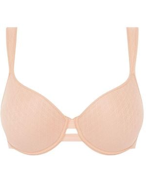 Chantelle Smooth Lines Covering Memory Bra - Natural