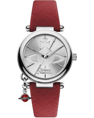 Vivienne Westwood Vv006Ssrd Ladies Orb Pop Watch - Red
