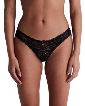 Aubade Rosessence Lace Brazilian Briefs - Black