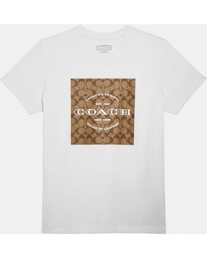 COACH Signature T-Shirt - White
