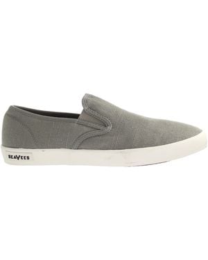 Seavees Baja Slip On Standaard Grijs Schoenen - Zwart