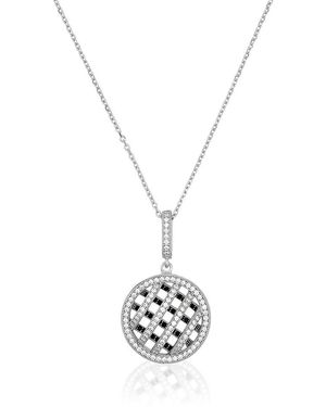 Orphelia 925 Sterling Chain With Pendant - Metallic