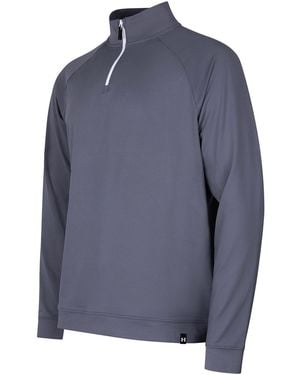 Under Armour Quarter Zip Midlayer (Castle Rock) - Blue