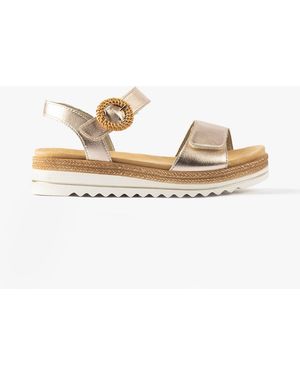 Remonte D0Q52-31 Sandals Leather - Metallic