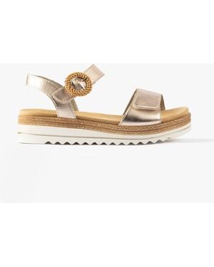Remonte D0Q52-31 Sandals Leather - Metallic