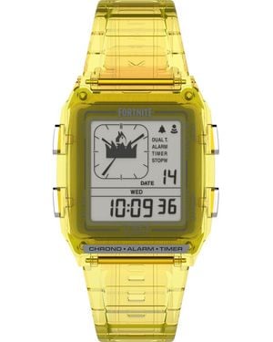 Timex Lca X Fortnite Watch Tw2W96600 - Yellow
