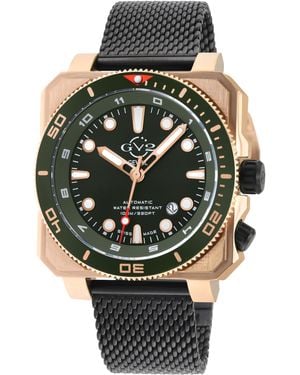 Gevril Gv2 Xo Submarine 4543B Swiss Automatic, Sw200 Movement Canvas Watch Luminous - Metallic