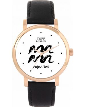 Toff London Tlws-35813 Ladies Aquarius Watch - Black