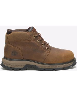 Caterpillar Safety Exposition 4.5 Boots - Brown