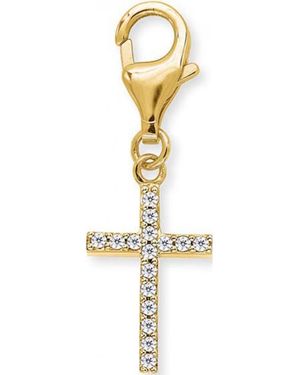 Engelsrufer Erc-Lilcross-Zi-G Ladies Cross Charm - Metallic
