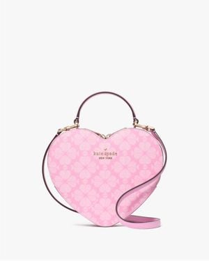 Kate Spade Flower Love Shack 3D Heart Crossbody - Pink