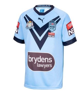 PUMA Nsw Blues Replica Jersey Short Sleeve Rugby T-Shirt 766223 01