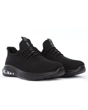 Crosshatch Trevel Trainers - Black