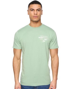 Henleys Hentitled T-Shirt - Green