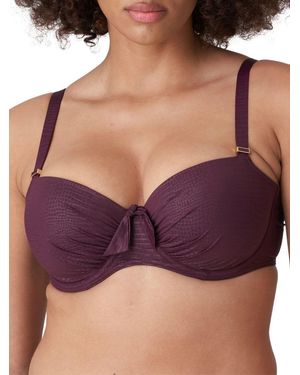 Primadonna Balcony Bikini Top - Purple