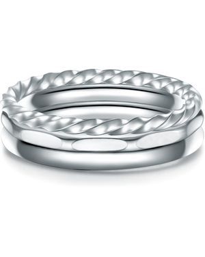 Eastside Stainless Steel Ring - Metallic