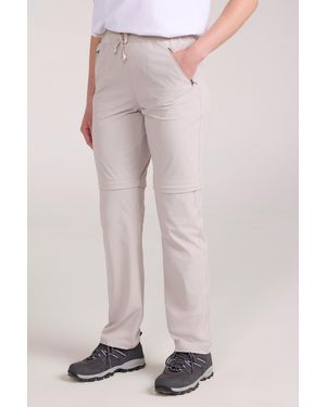 Mountain Warehouse 'Explorer' Trousers Quick Drying Uv Protection Hiking Trousers Polyamide - Pink