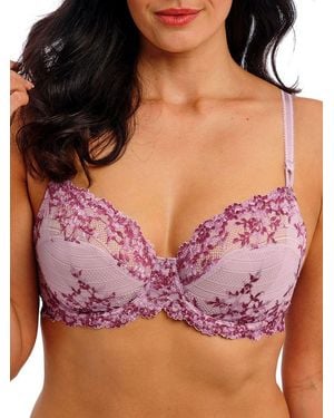 Wacoal Embrace Lace Underwire Bra - Purple