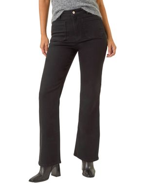 D.u.s.k Front Pocket Bootcut Jeans - Black
