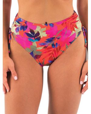 Fantasie Playa Del Carmen High Waist Bikini Brief - Pink