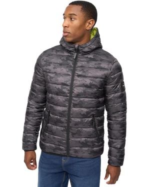Crosshatch Gattering Camo Jacket (Charcoal Camo) - Grey