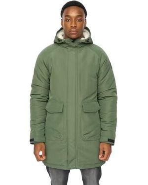 Duck and Cover Copfords Parka (Dark) - Green