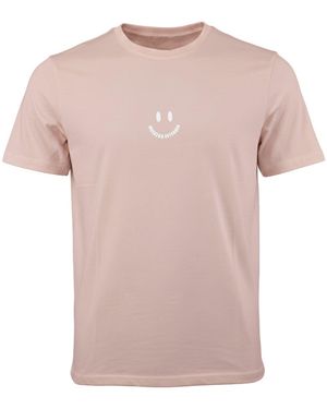 Weekend Offender Smile Light T-Shirt - Pink