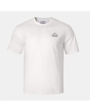 Kappa Cotton Crew Neck T-Shirt - White