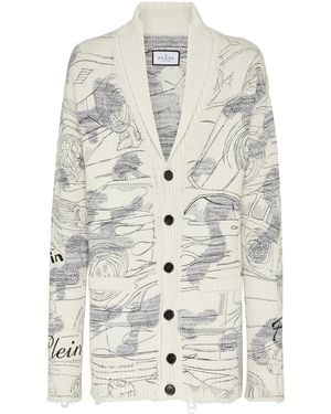 Philipp Plein Vest Racing - Wit