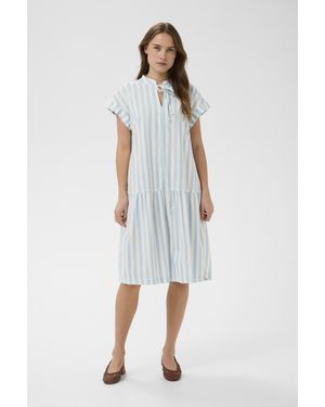 Saint Tropez Jurk Zalindasz Jurk Regular Fit - Wit