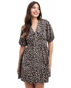 Nobody's Child Birdie Denim Mini Dress - Black