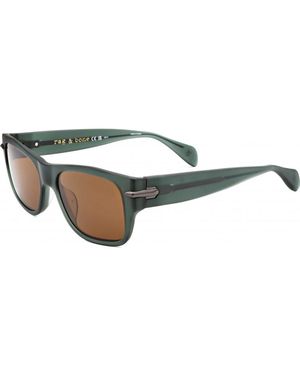 Rag & Bone Rnb5057-S-1Ed-55 Rnb5057 S 55 1Ed Sunglasses - Green