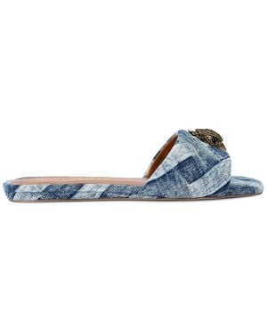 Kurt Geiger Denim Kensington Flat Sandal Sandals - Blue