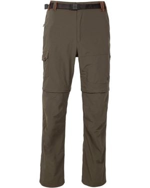 Trespass Ryne B Zipped Pocket Solid Cargo Trousers - Grey
