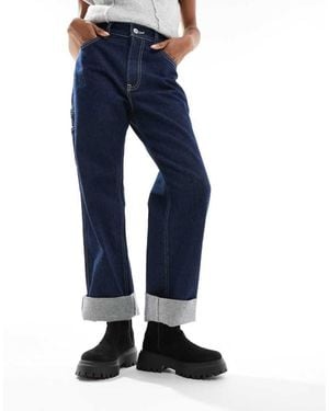 ASOS Antigua Suede Sock Boots - Blue