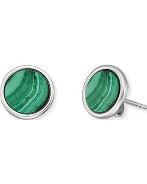 Engelsrufer Ere-Ml-St Ladies Powerful Stone Earrings Sterling - Green