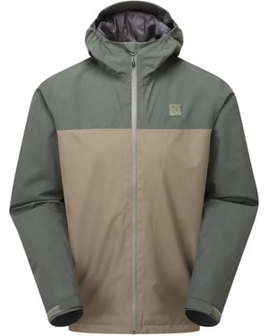 Sprayway Waterproof Outdoor Jacket With Hood Windproof Rain Shell Coat - Grey