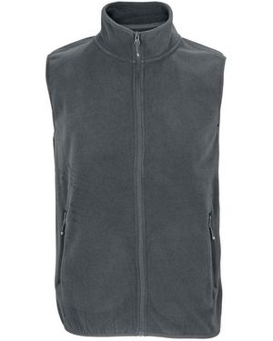 Sol's Adult Factor Microfleece Recycled Body Warmer - Grey
