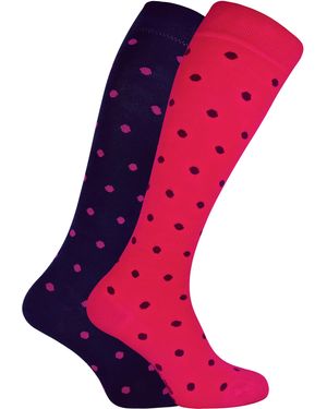 Sock Snob Long Knee High Bamboo Socks - Pink