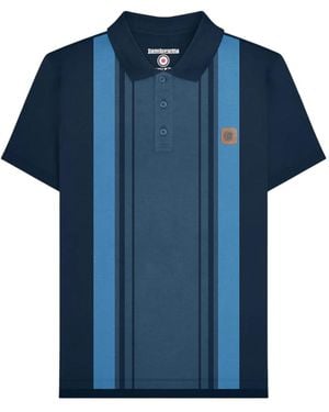 Lambretta Ss25 Classic Polo Shirt /Moonlit Ocean) Cotton - Blue