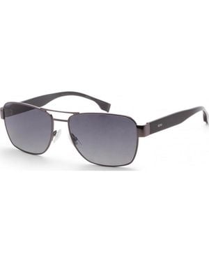 BOSS Hugo 60Mm Dark Ruthenium Sunglasses 1441Os-0Ans-Wj - Blue